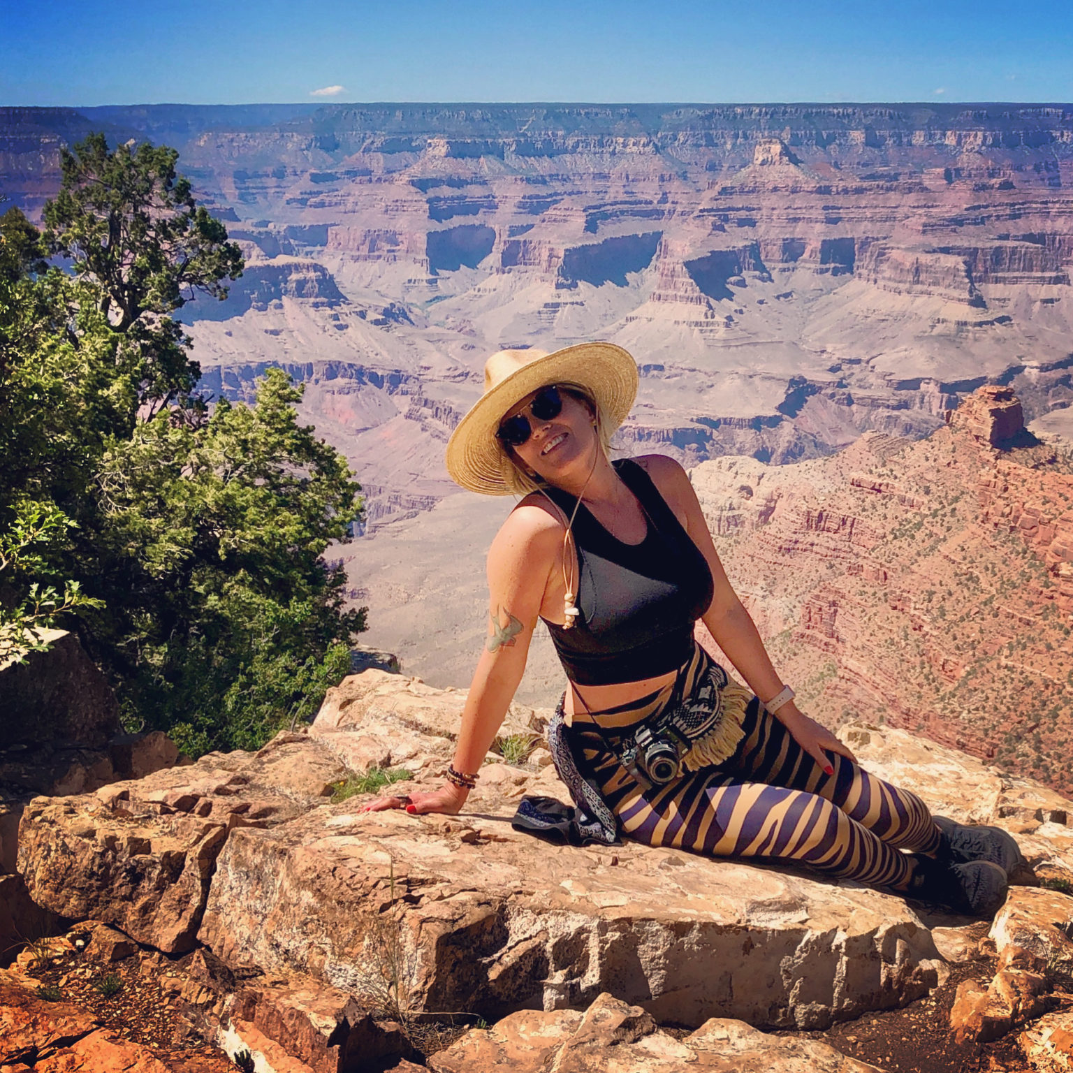 Marisa Sullivan Smiles At The Grand Canyon
