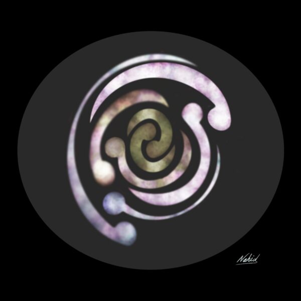 Painting, Spiral depiction of aura