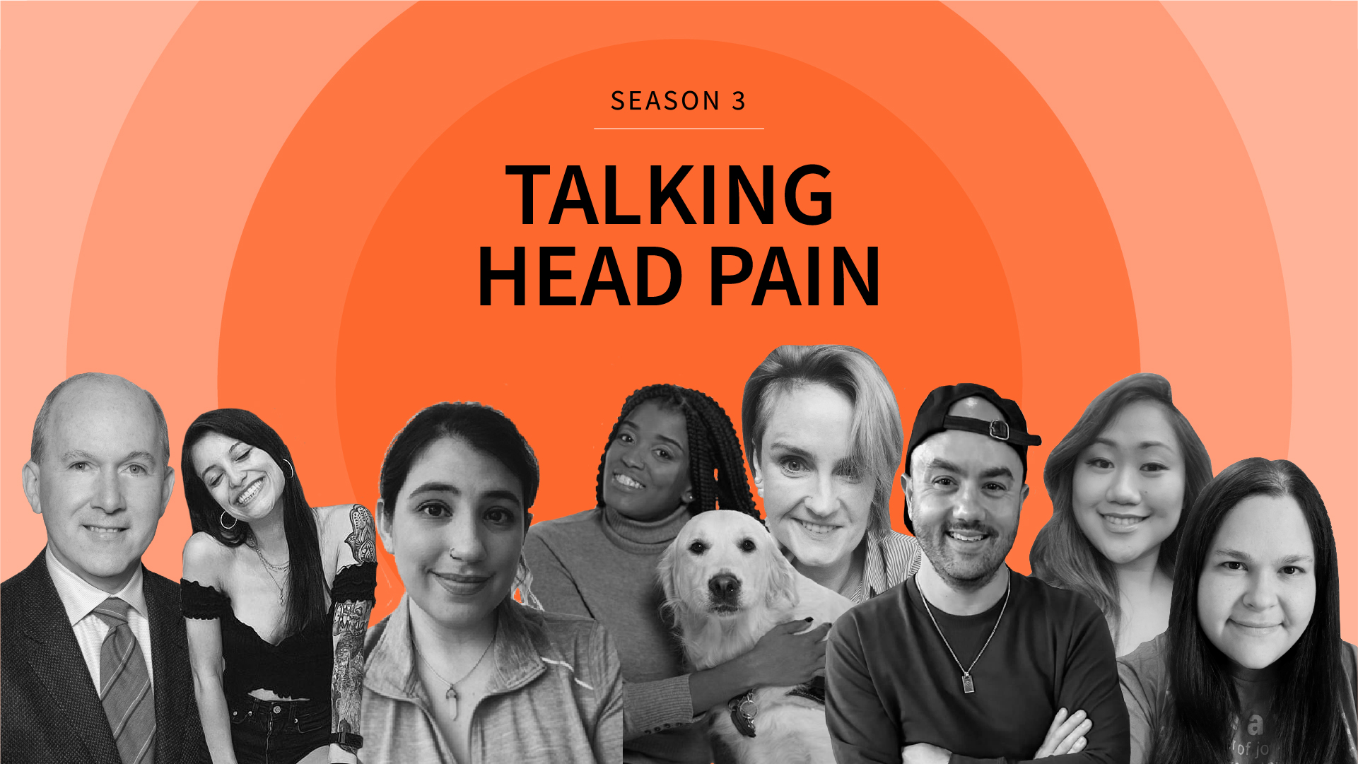 Talking head pain season 3 banner image