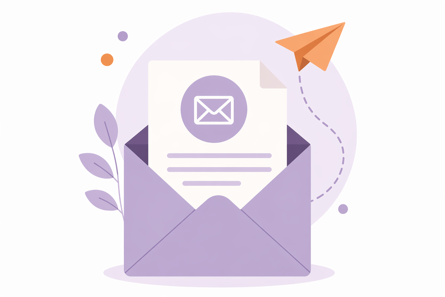 Email updates illustration